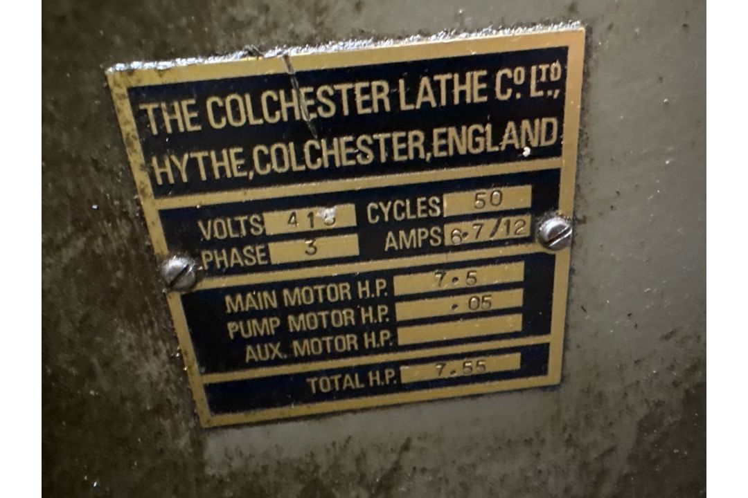 Colchester Triumph 2000 Lathe - Image 2 of 17