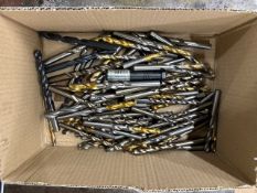 Box Of Assorted Machine Drill Bits 8-12 Incraments Of .1