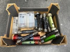 Box Of Assorted Metric Threaded Plug Gauges