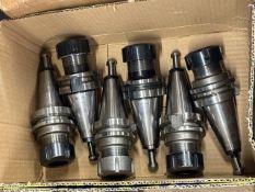 6 BT 40 Collet Chucks NO RESERVE