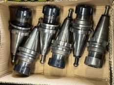 6 BT 40 Collet Chucks NO RESERVE