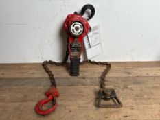 Lever Hoist SWL 750kg - 1.5m