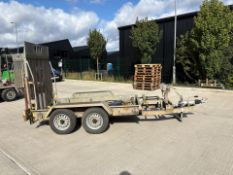 Plant Trailer 2.0 Tonne With Winch & Spare Tyre