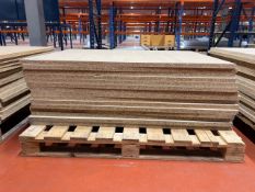 Pallet of 15 Chipboards Shelves 119cm x 90cm - No Reserve