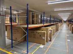 7 Bays Of Blue And Orange Boltless Racking - No Reserve