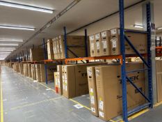 6 Bays Of Blue And Orange Boltless Racking - No Reserve