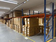 6 Bays Of Blue And Orange Boltless Racking - No Reserve