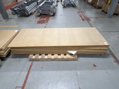 Pallet Of 10 Chipboards Shelves 238cm x 90cm