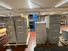 4 Assorted Filing Cabinets - No Reserve