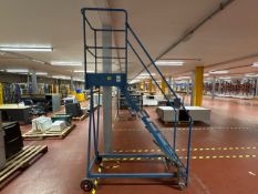 Large Blue Warehouse Steps - No Reserve