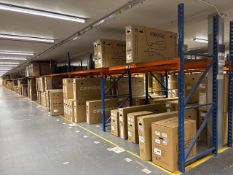 6 Bays Of Blue And Orange Boltless Racking - No Reserve