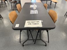 Canteen Table With 4 Chairs - No Reserve