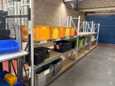 6 Bays Of Grey Boltless Racking