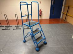 Wheeled Safety Pick Ladders- No Reserve