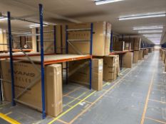 7 Bays Of Blue And Orange Boltless Racking - No Reserve