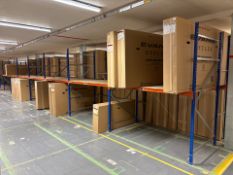 7 Bays Of Blue And Orange Boltless Racking - No Reserve
