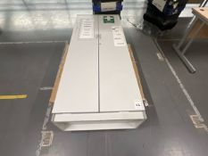 Grey Wooden Warehouse Cupboard- No Reserve