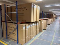 7 Bays Of Blue And Orange Boltless Racking - No Reserve