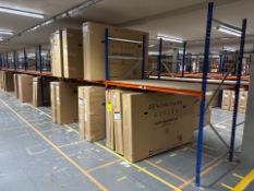 7 Bays Of Blue And Orange Boltless Racking - No Reserve