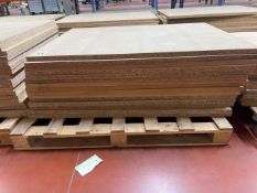 Pallet Of 15 Chipboards Shelves 119cm x 90cm - No Reserve