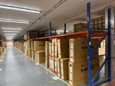 15 Bays Of Blue And Orange Boltless Racking - No Reserve