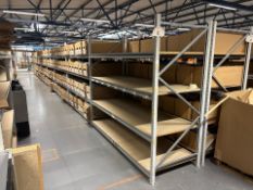 8 Bays Of Grey Boltless Racking - No Reserve