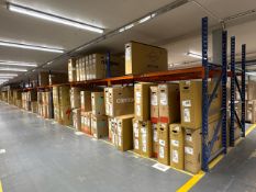 6 Bays Of Blue And Orange Boltless Racking- No Reserve