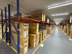 6 Bays Of Blue And Orange Boltless Racking- No Reserve