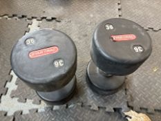 Pair Of 36Kg Dumbbells