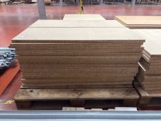 Pallet Of 40 Chipboards Shelves 119cm x 90cm- No Reserve