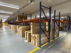 6 Bays Of Blue And Orange Boltless Racking - No Reserve