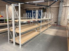 6 Bays Of Grey Boltless Racking