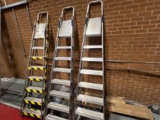Set Of 3 Ladders - No Reserve