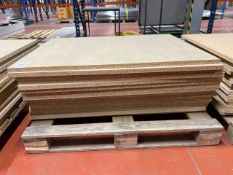 Pallet Of 15 Chipboards Shelves 119cm x 90cm - No Reserve
