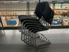 Mesh Backed Office Chairs x8