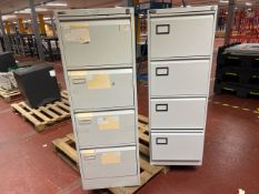 Pair Of Filing Cabinets - No Reserve