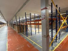 22 Bays Of Blue And Orange Boltless Racking