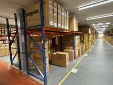 15 Bays Of Blue And Orange Boltless Racking - No Reserve