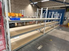 6 Bays Of Grey Boltless Racking