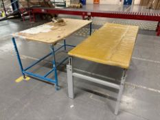 Pair Of Assorted Workshop Tables-No Reserve