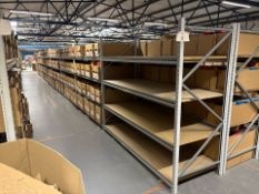 8 Bays Of Grey Boltless Racking