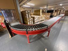 15m Motorized Conveyor With Right Angle