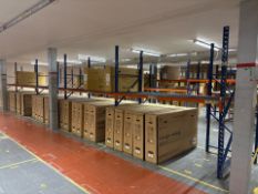 5 Bays Of Blue And Orange Boltless Racking- No Reserve