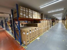 18 Bays Of Blue And Orange Boltless Racking - No Reserve