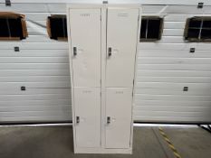 Bisley Nest Of 4 Lockers - No Reserve