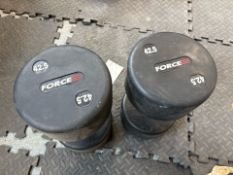 Pair Of 42.5Kg Dumbbells - No Reserve