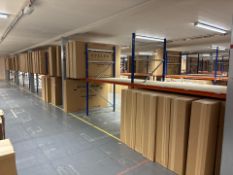 10 Bays Of Blue And Orange Boltless Racking - No Reserve