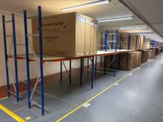 14 Bays Of Blue And Orange Boltless Racking