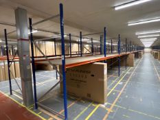 24 Bays Of Blue And Orange Boltless Racking - No Reserve