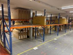 6 Bays Of Blue And Orange Boltless Racking - No Reserve